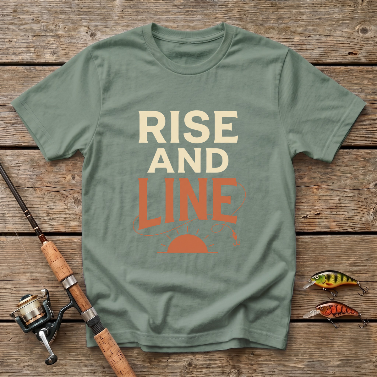 Rise And Line T-Shirt