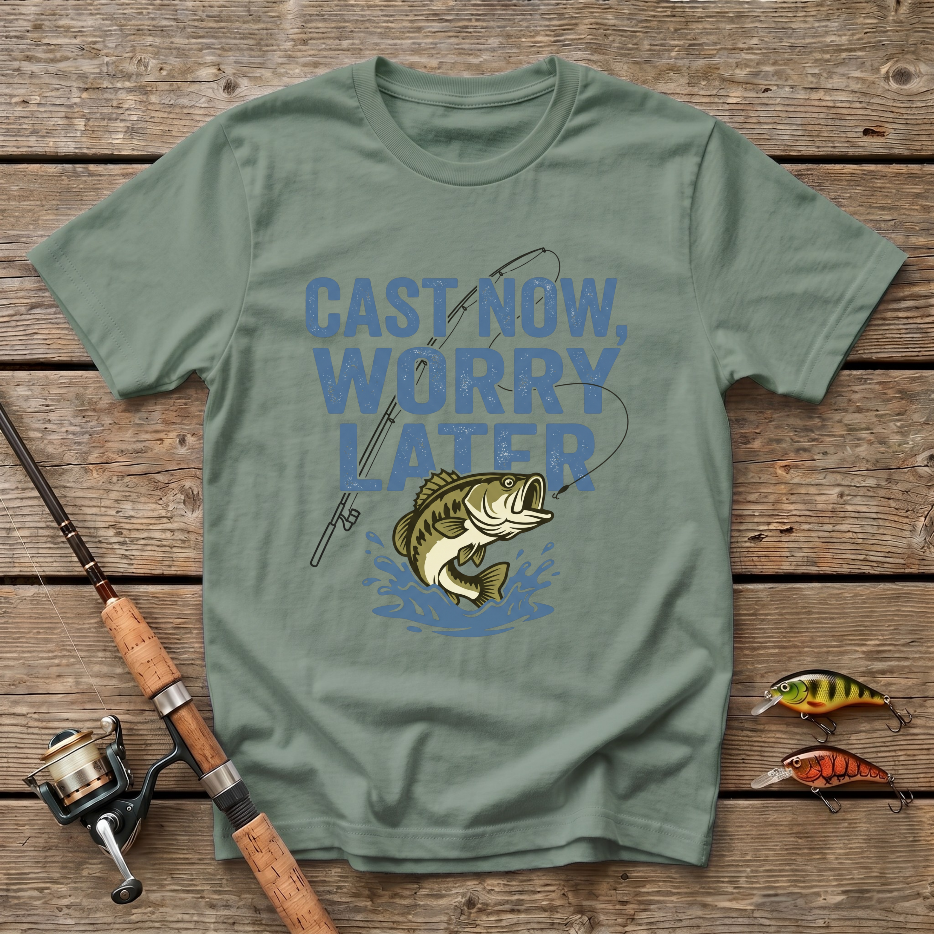 Cast Now Worry Later T-Shirt