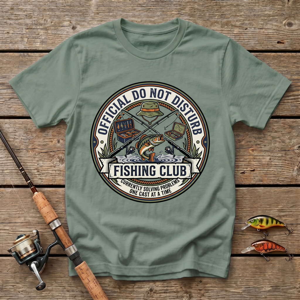 Do Not Disturb Fishing Club T-Shirt