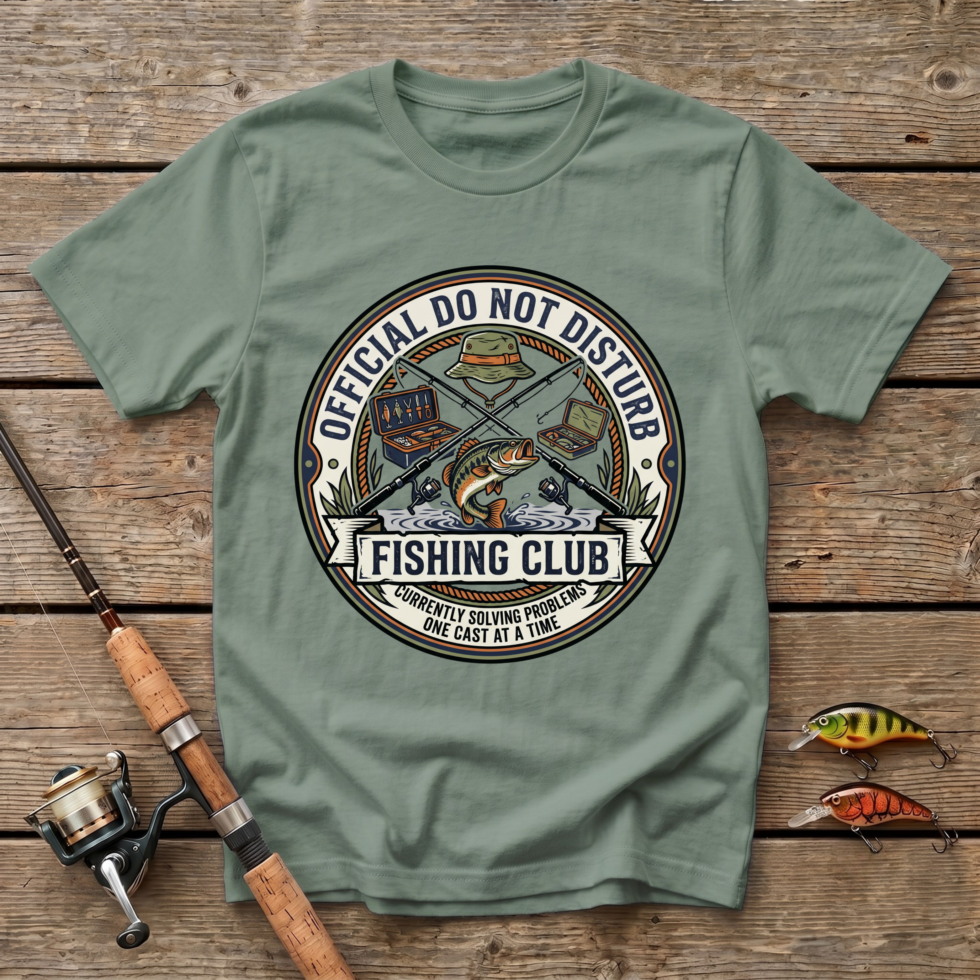 Do Not Disturb Fishing Club T-Shirt