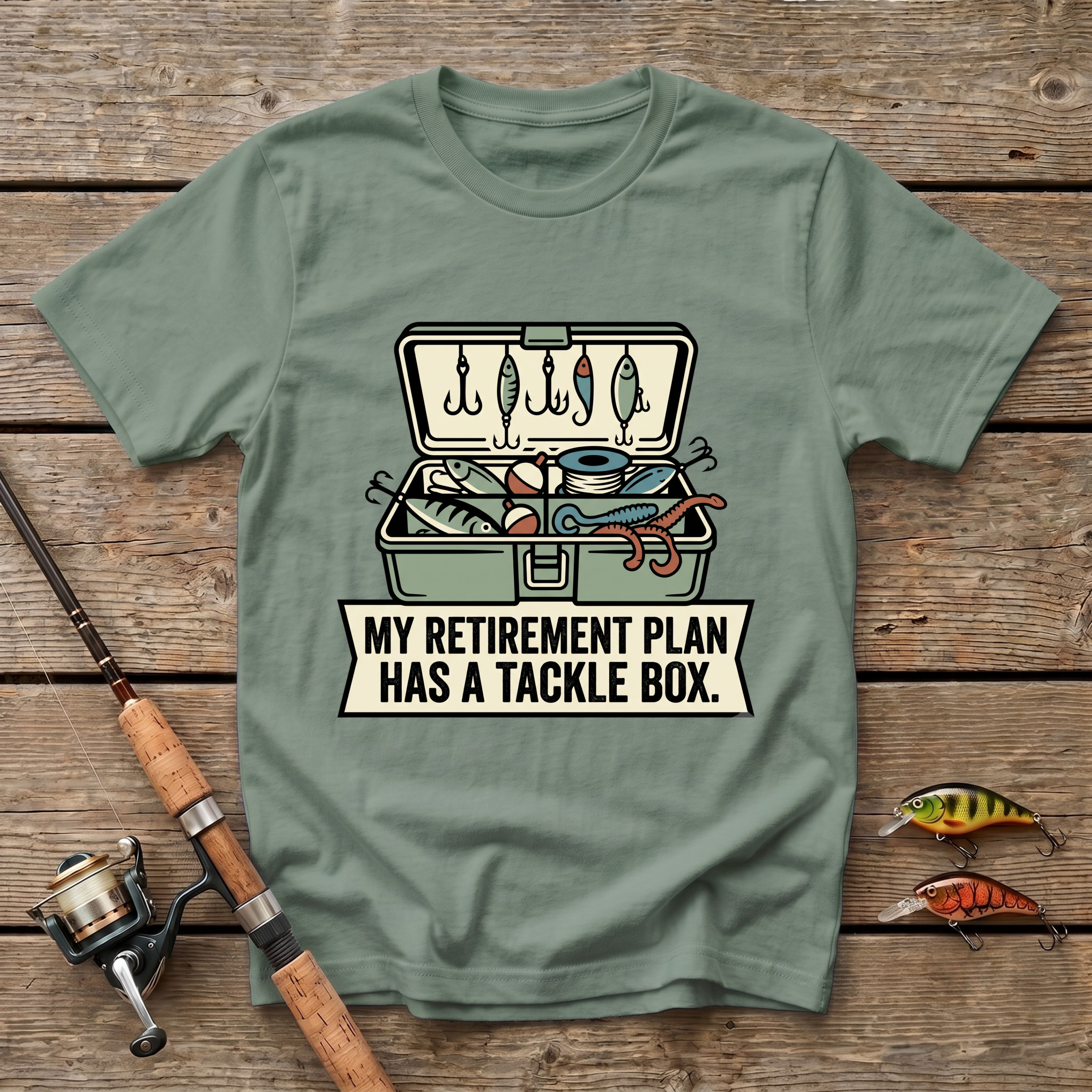 Retirement Tackle Box T-Shirt