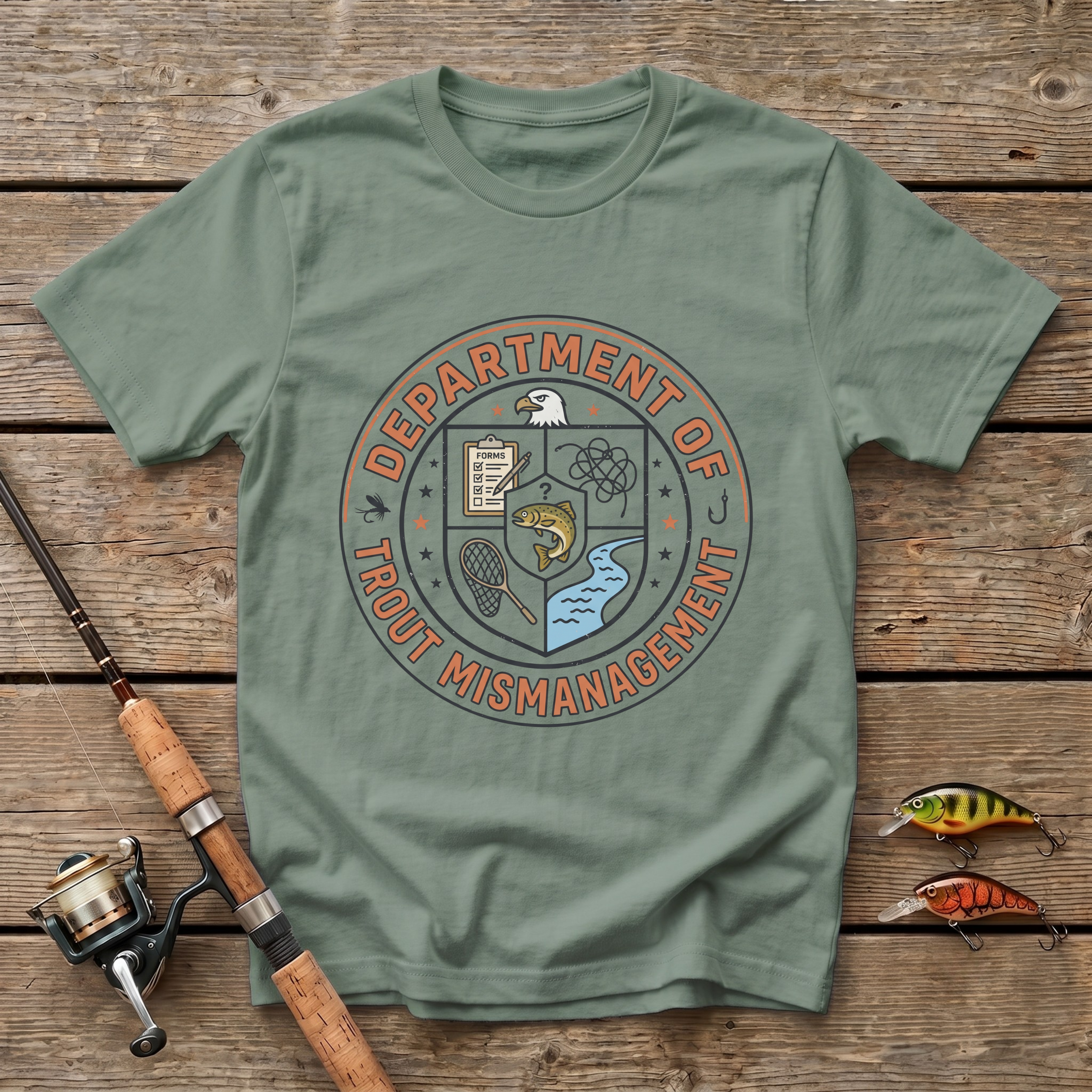 Department Of Trout Mismanagement T-Shirt