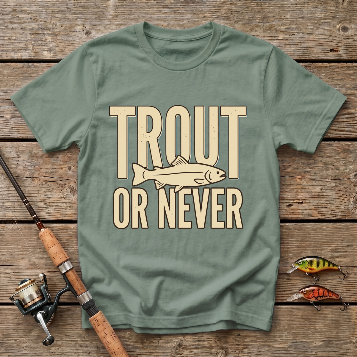 Trout Or Never T-Shirt