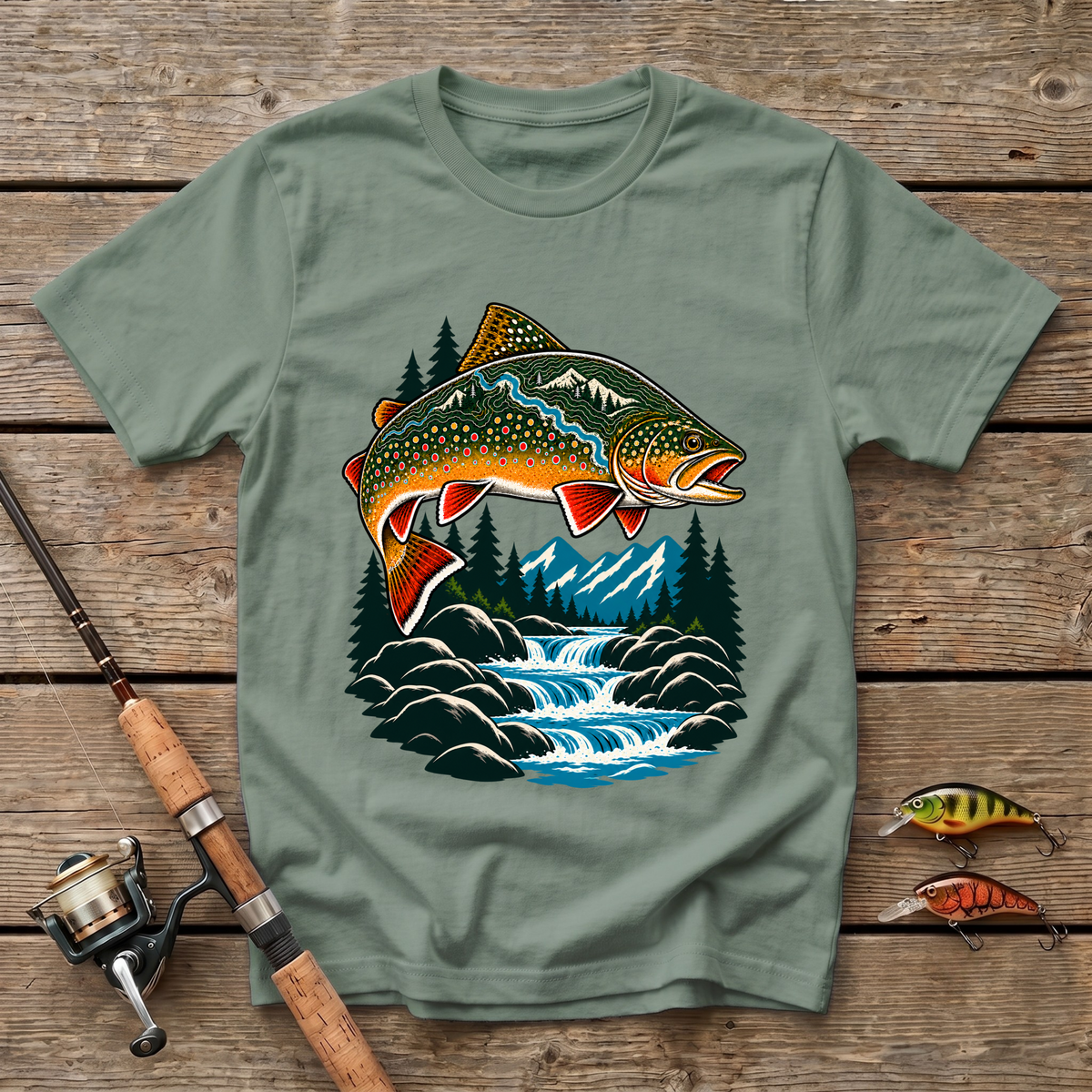 Leaping Trout T-Shirt