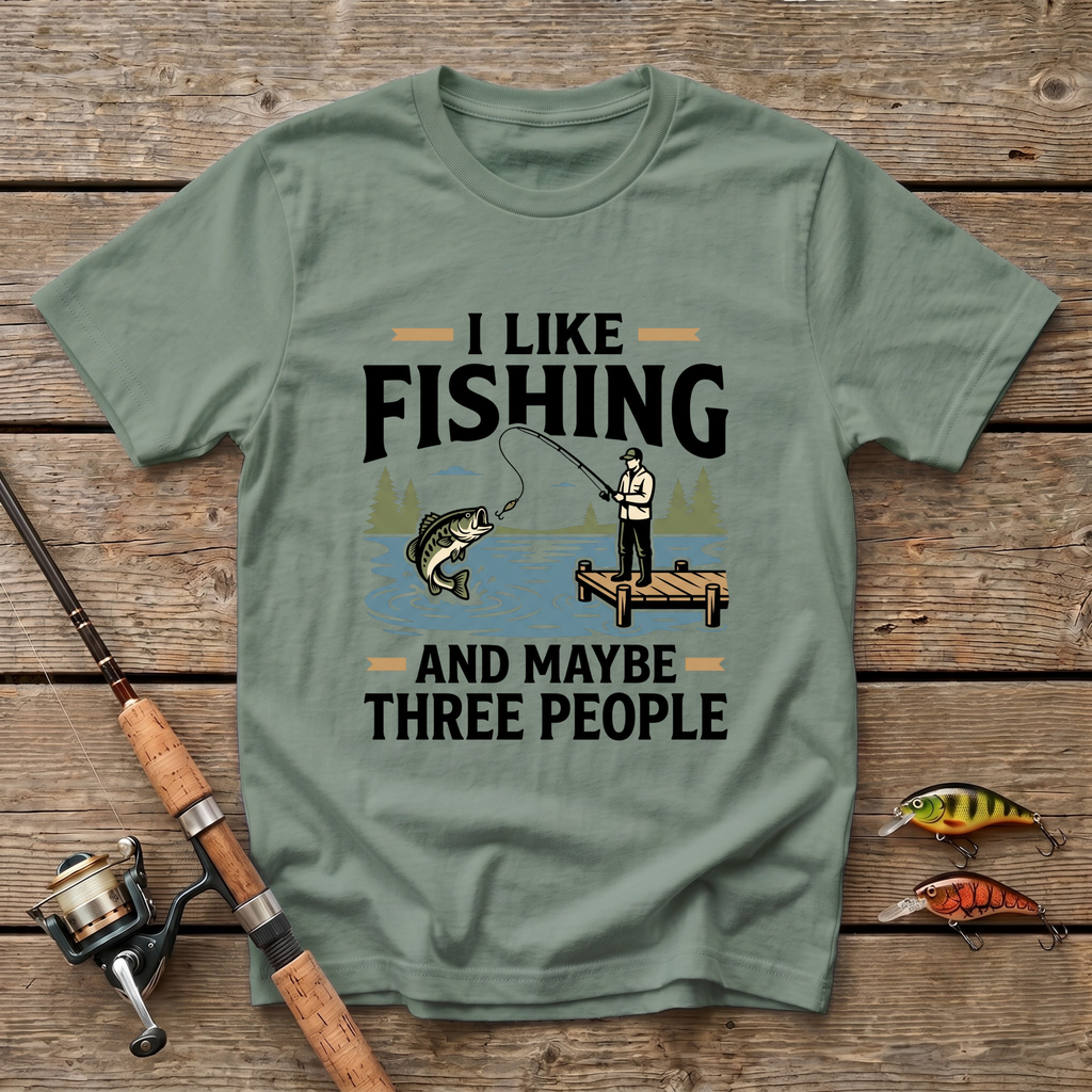 I Like Three People T-Shirt