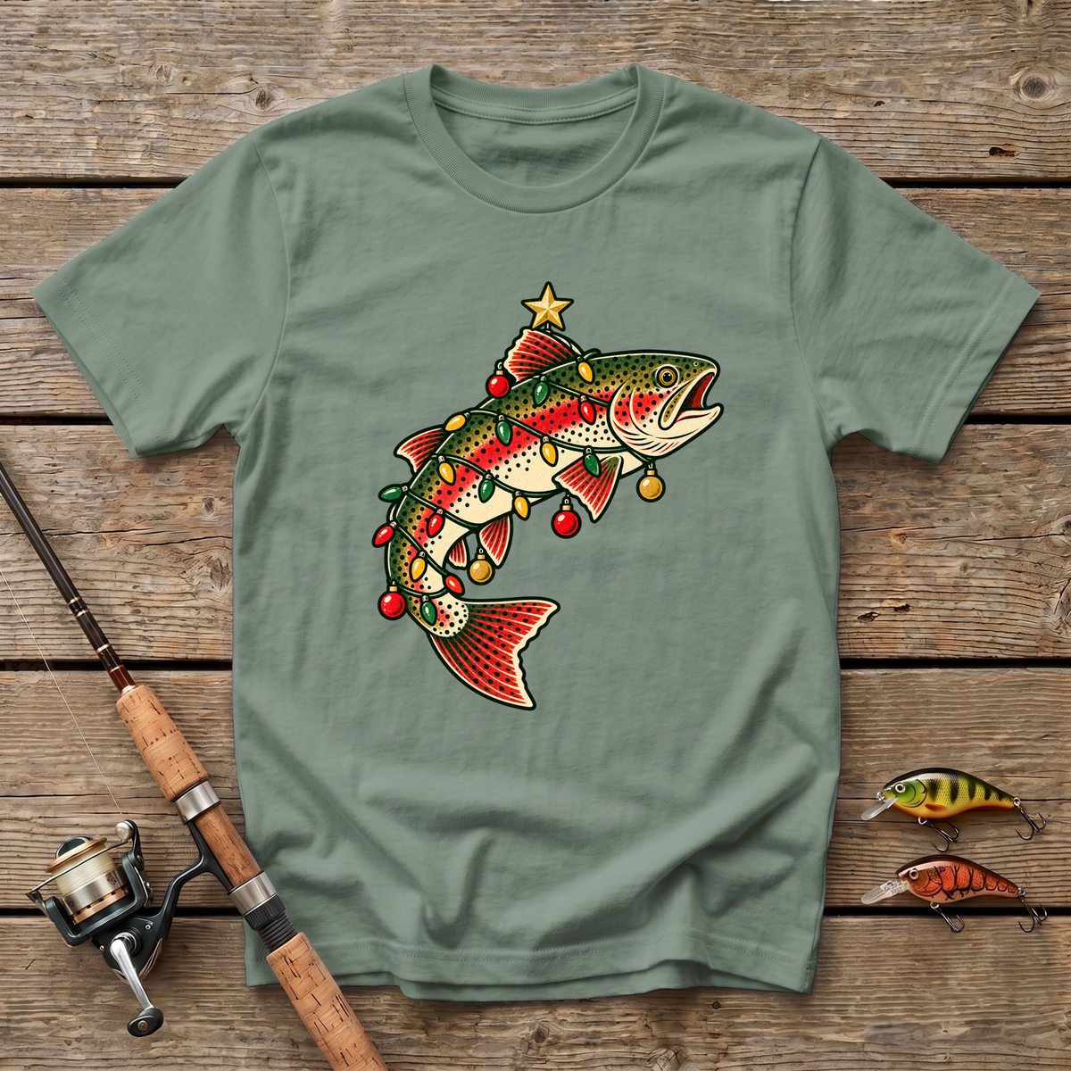 Christmas Trout T-Shirt