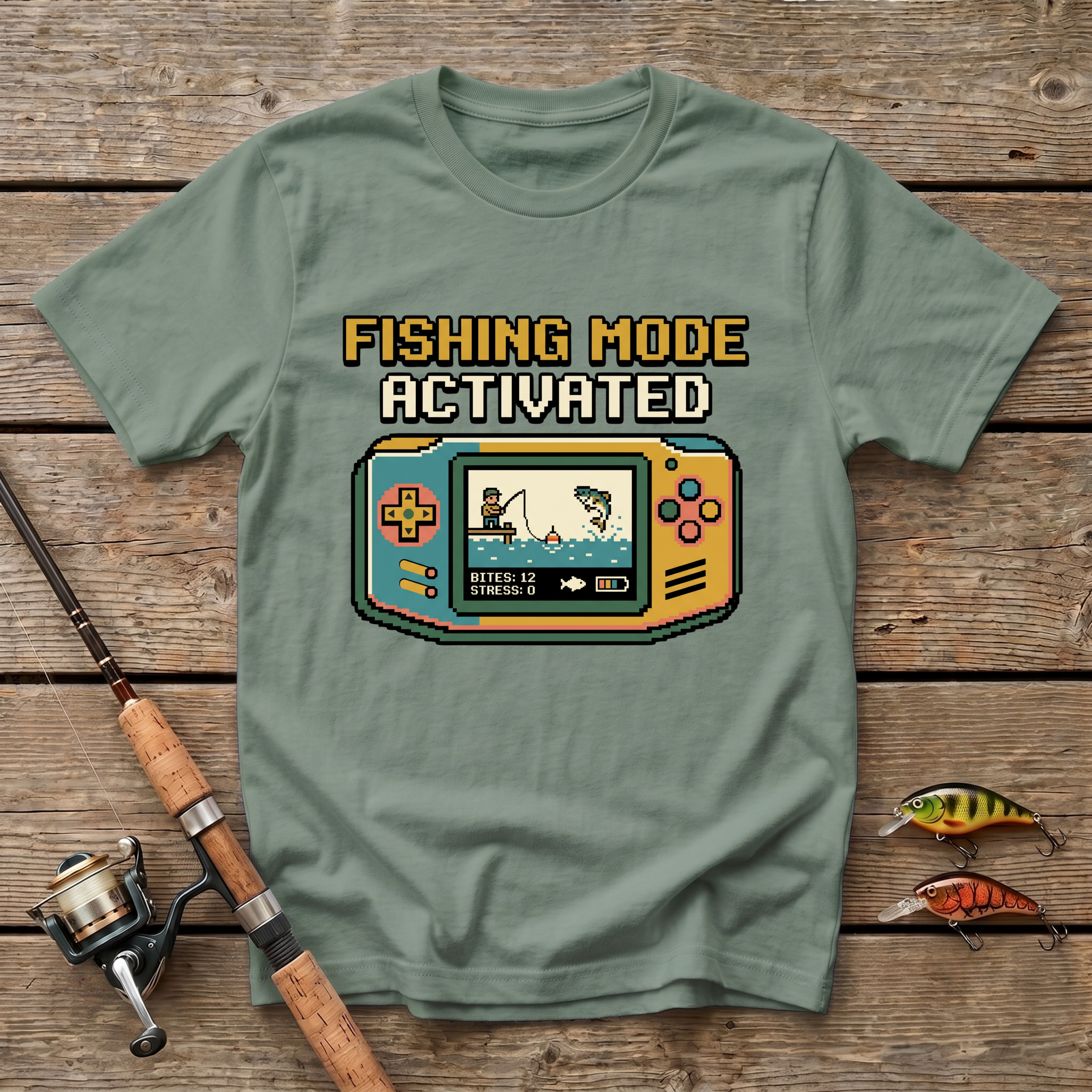 Fishing Mode Activated T-Shirt