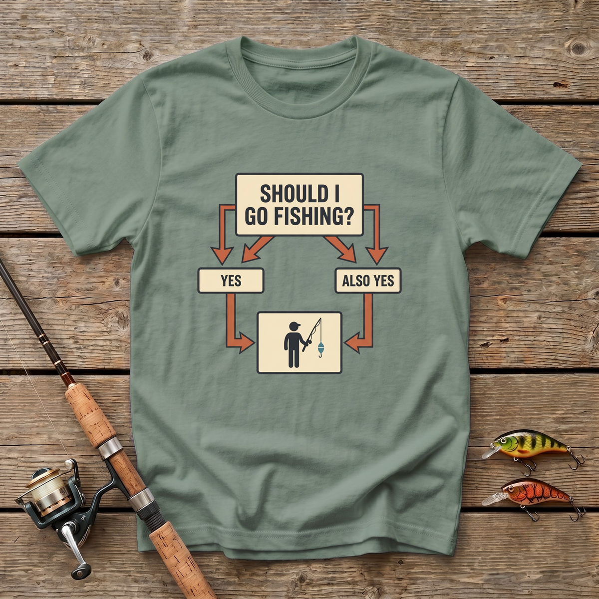 Should I Fish T-Shirt