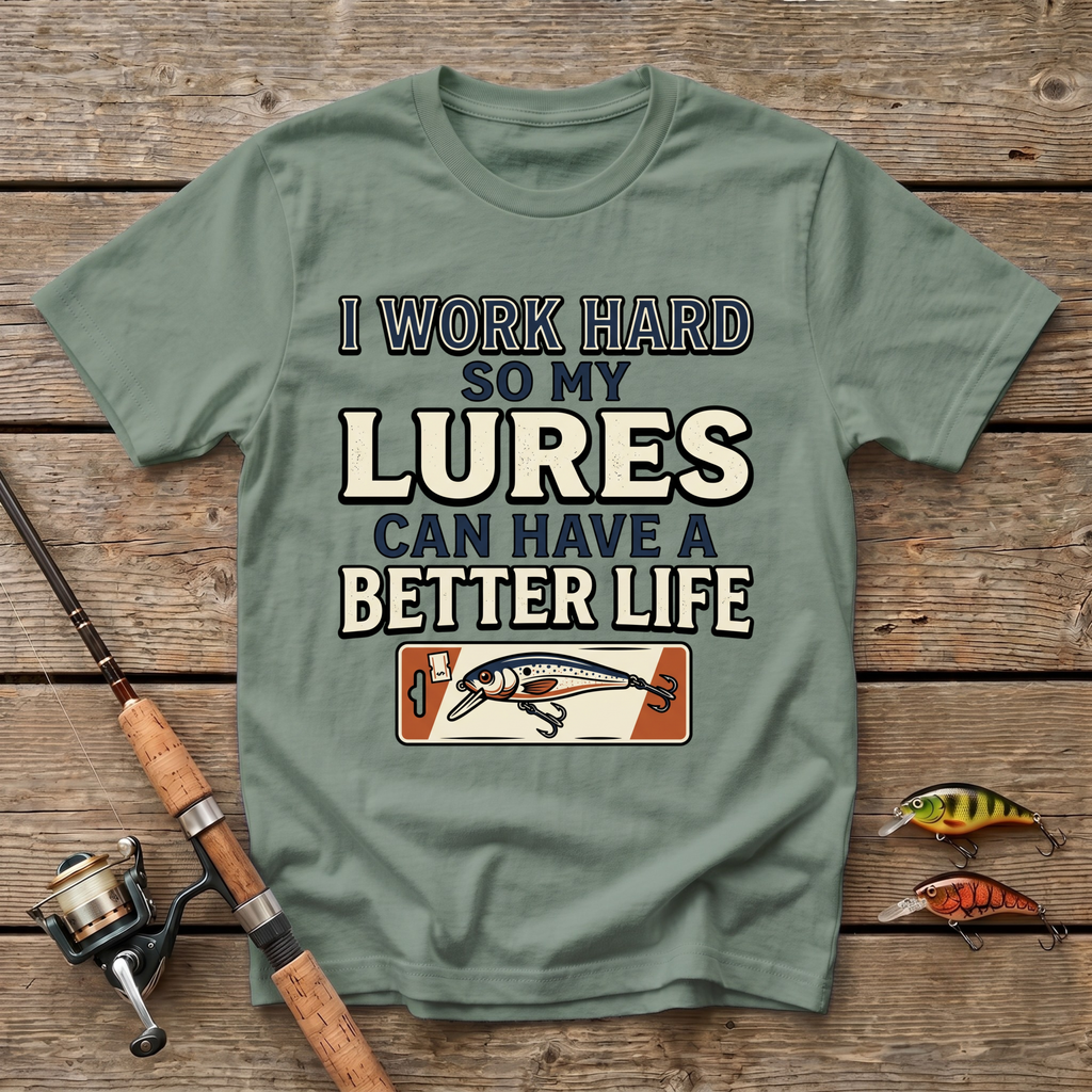 I Work Hard So My Lures Can Have A Better Life T-Shirt
