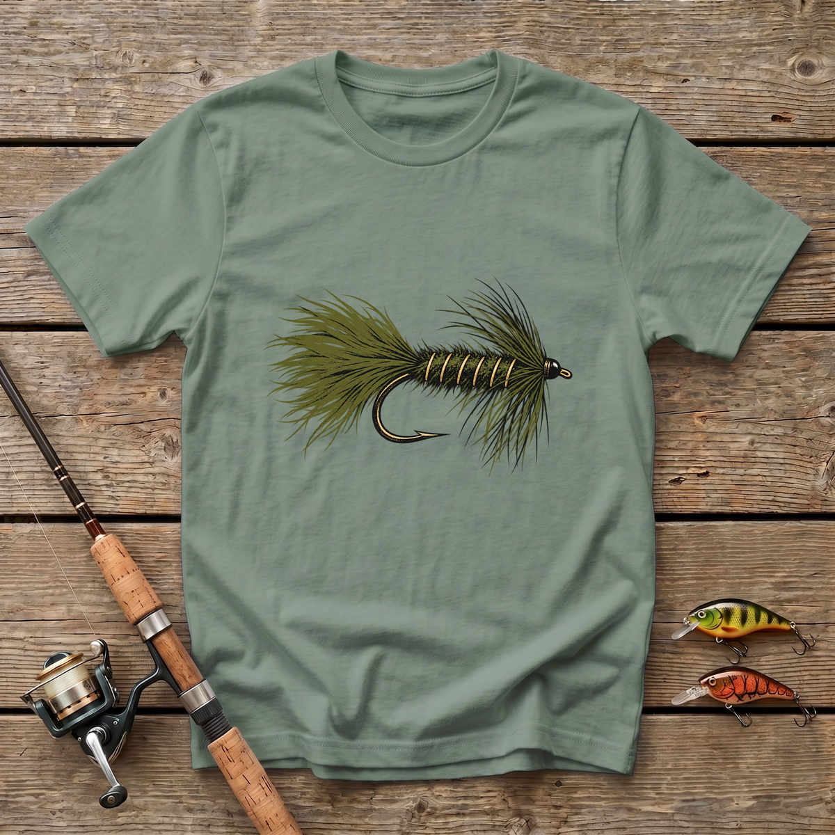 Olive Fly T-Shirt