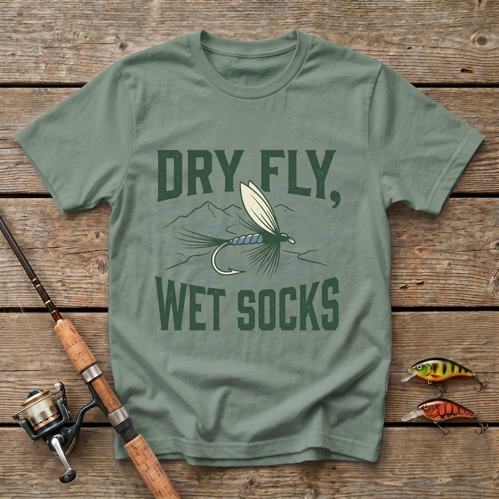 Dry Fly, Wet Socks T-Shirt