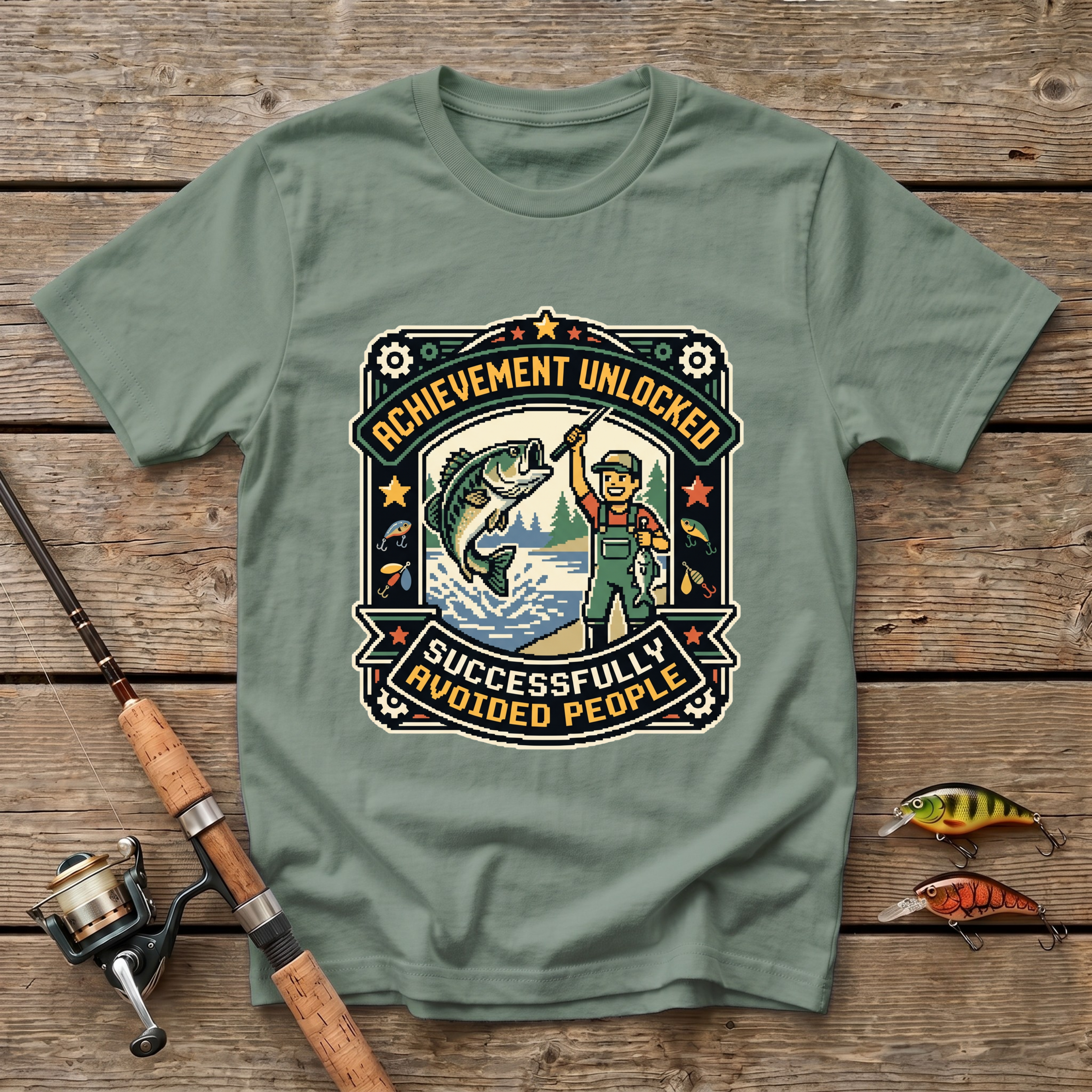 Achievement Unlocked: Successfully Avoided People T-Shirt