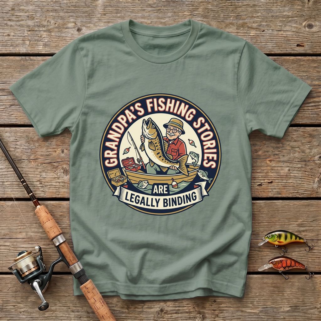 Grandpa's Fishing Stories T-Shirt