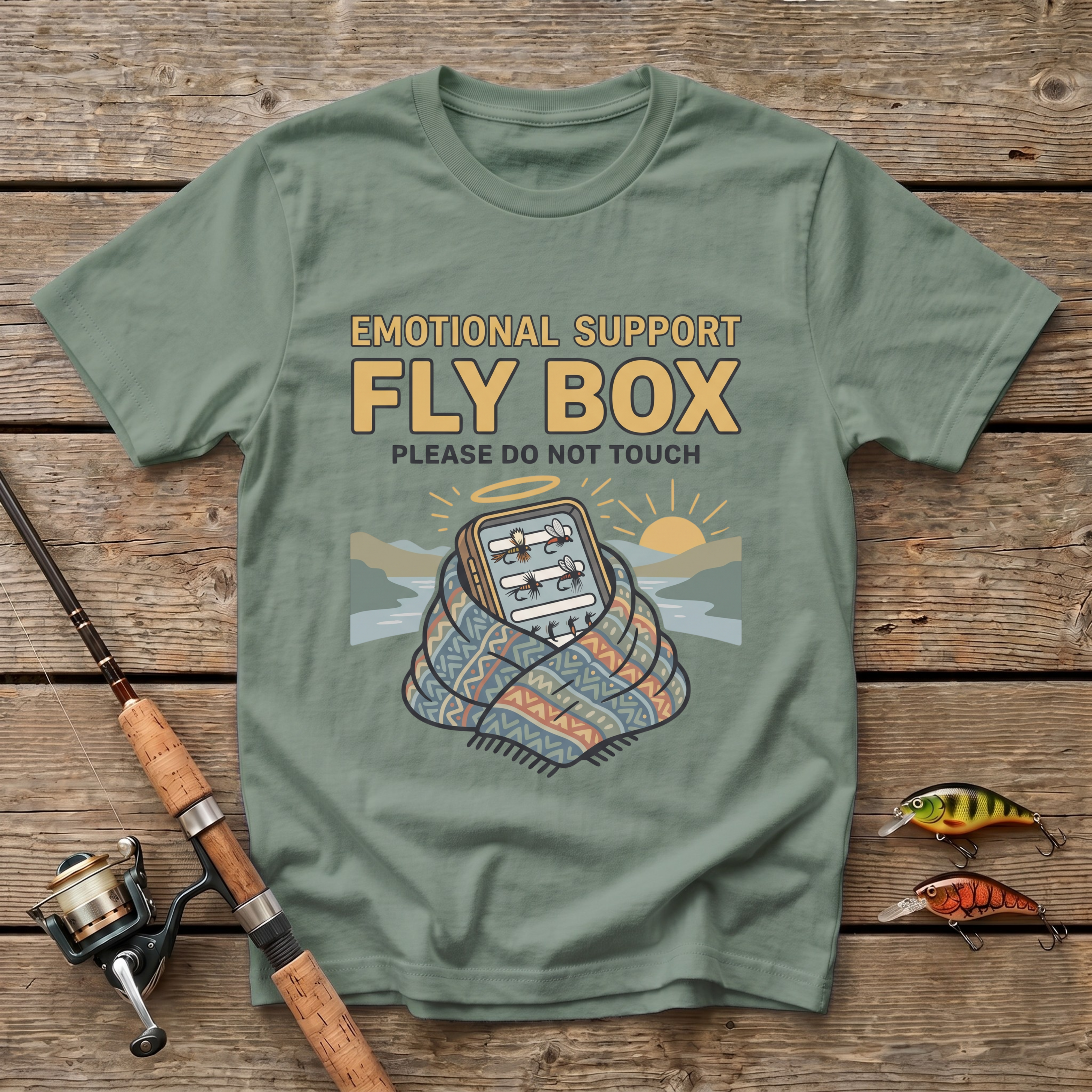 Emotional Support Fly Box T-Shirt
