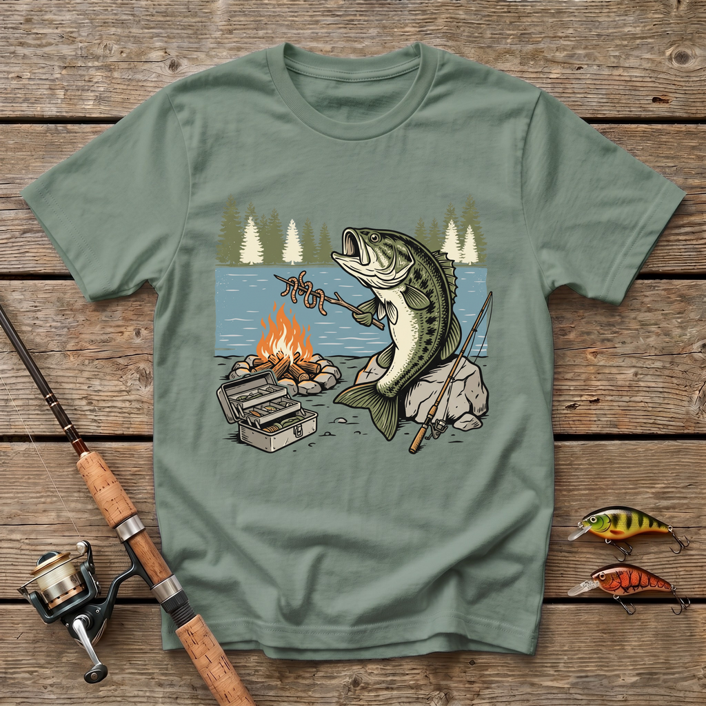 Bass Worm Grill T-Shirt