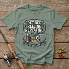 Retired Reeling Repeating T-Shirt
