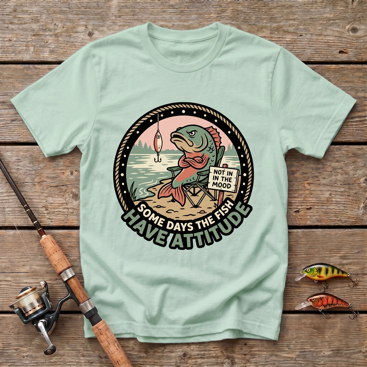 Some Days The Fish Have Attitude T-Shirt