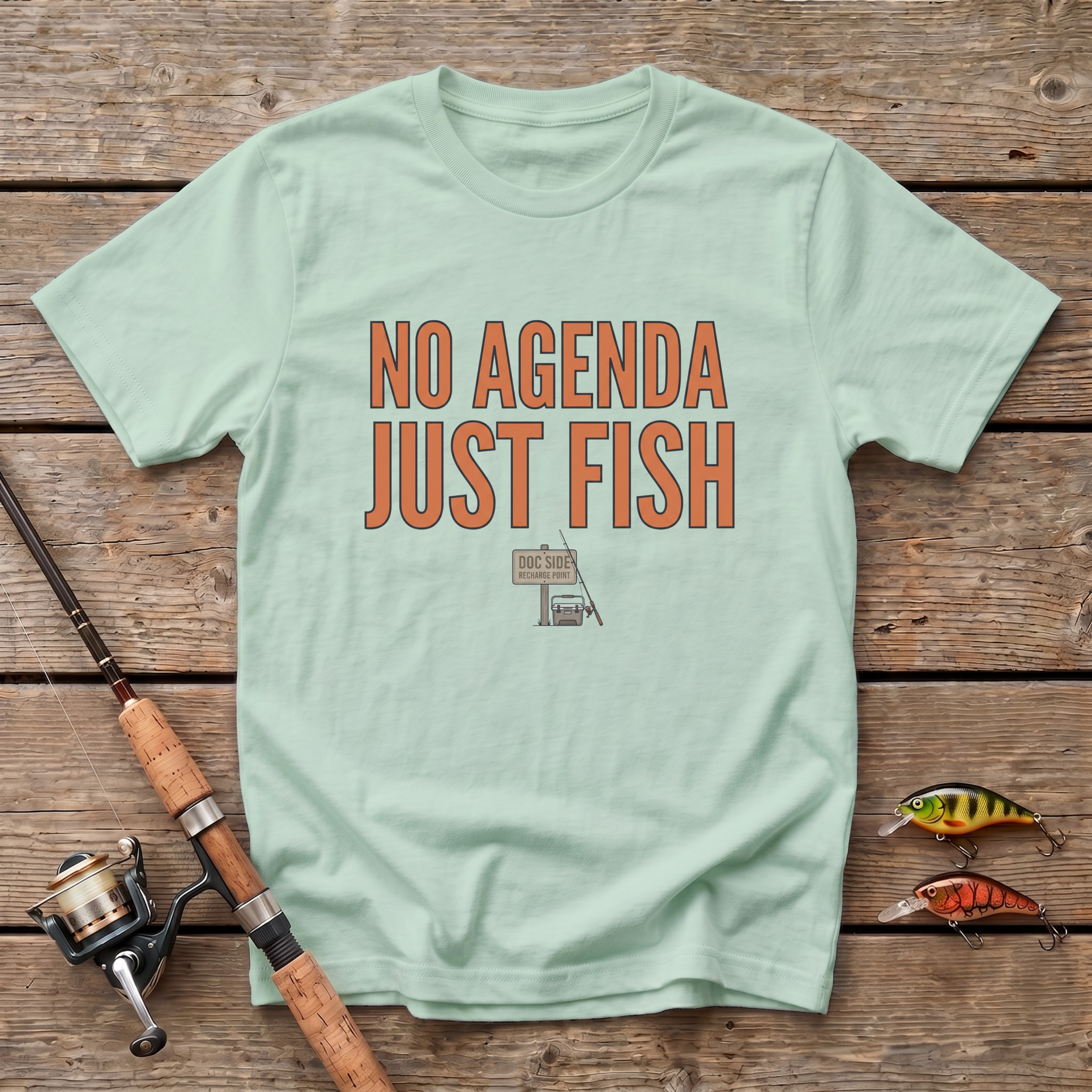 No Agenda Just Fish T-Shirt