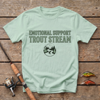 Emotional Support Trout Stream T-Shirt