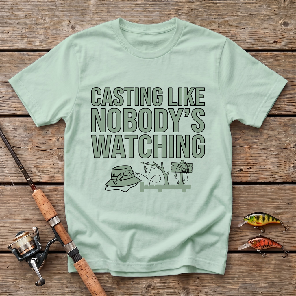 Cast Like Nobody Is Watching T-Shirt