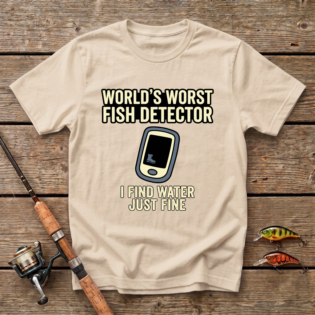 World's Worst Fish Detector T-Shirt