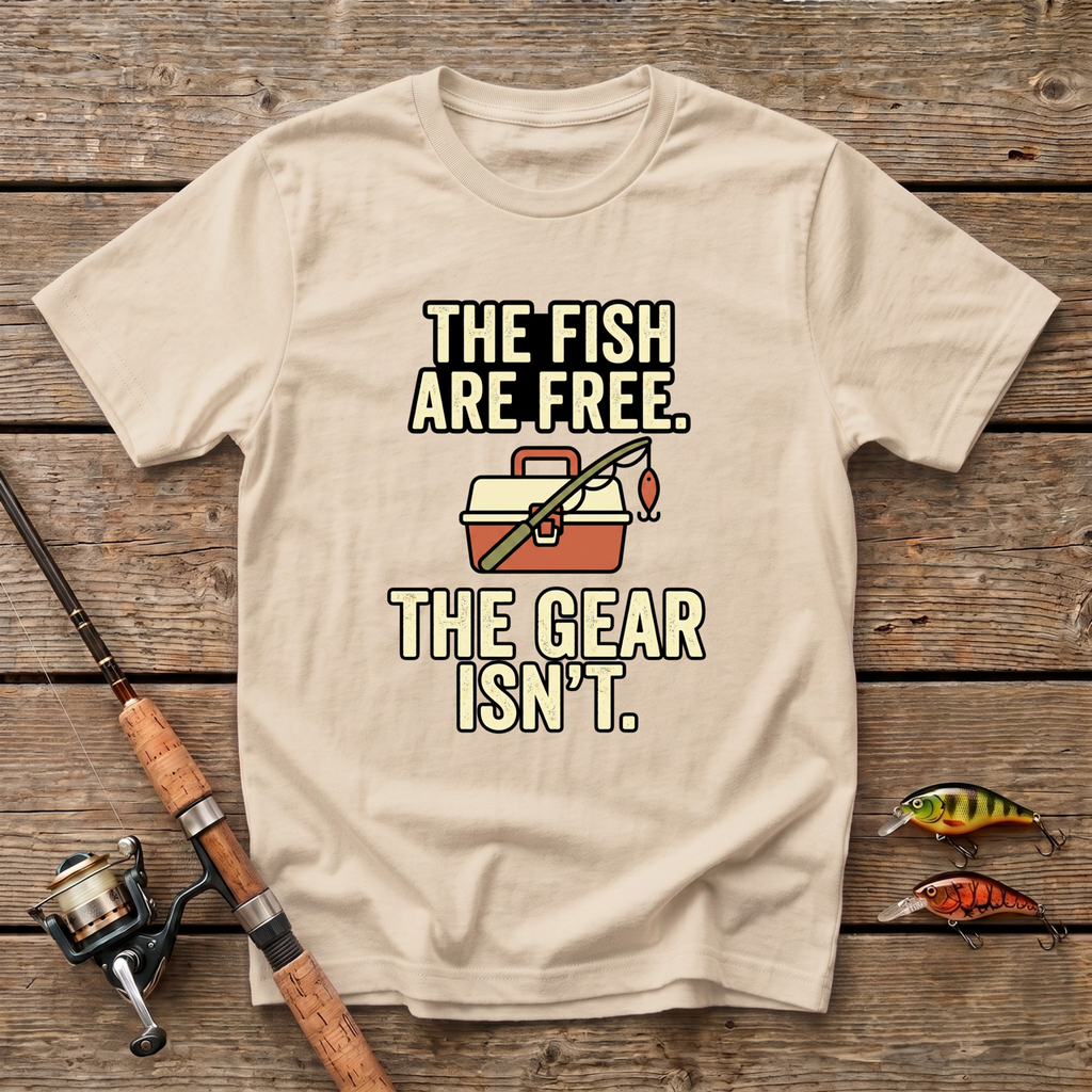 The Fish Are Free, The Gear Isn't T-Shirt