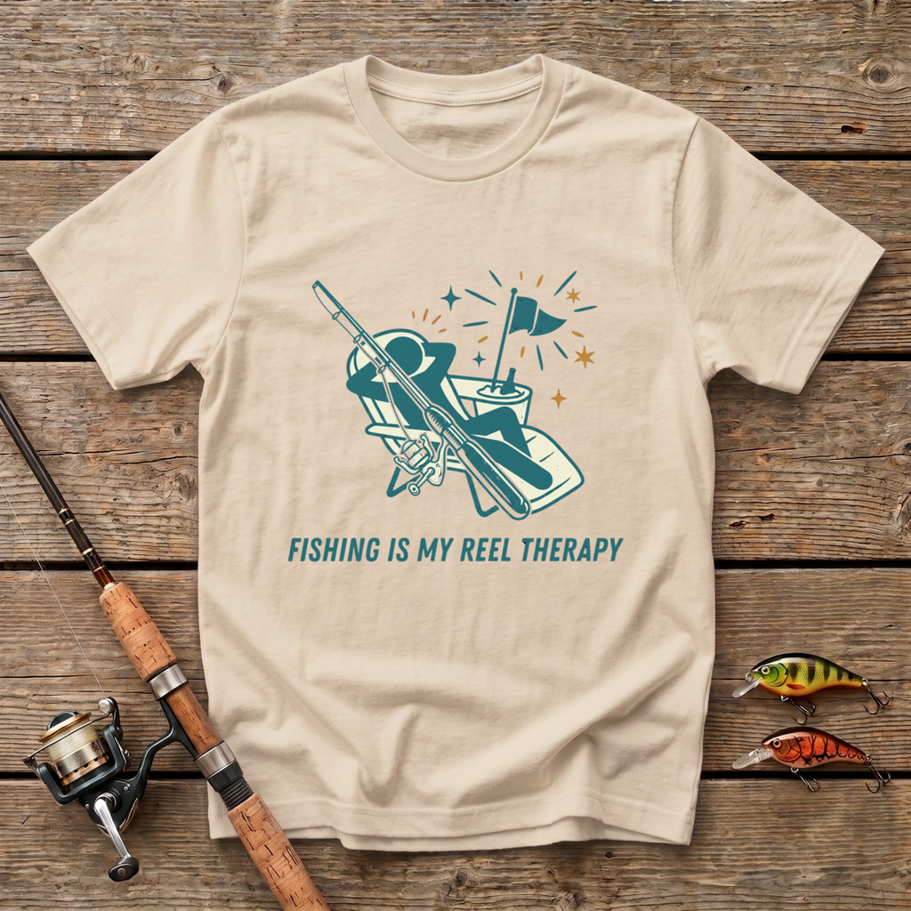 Fishing Is My Reel Therapy T-Shirt