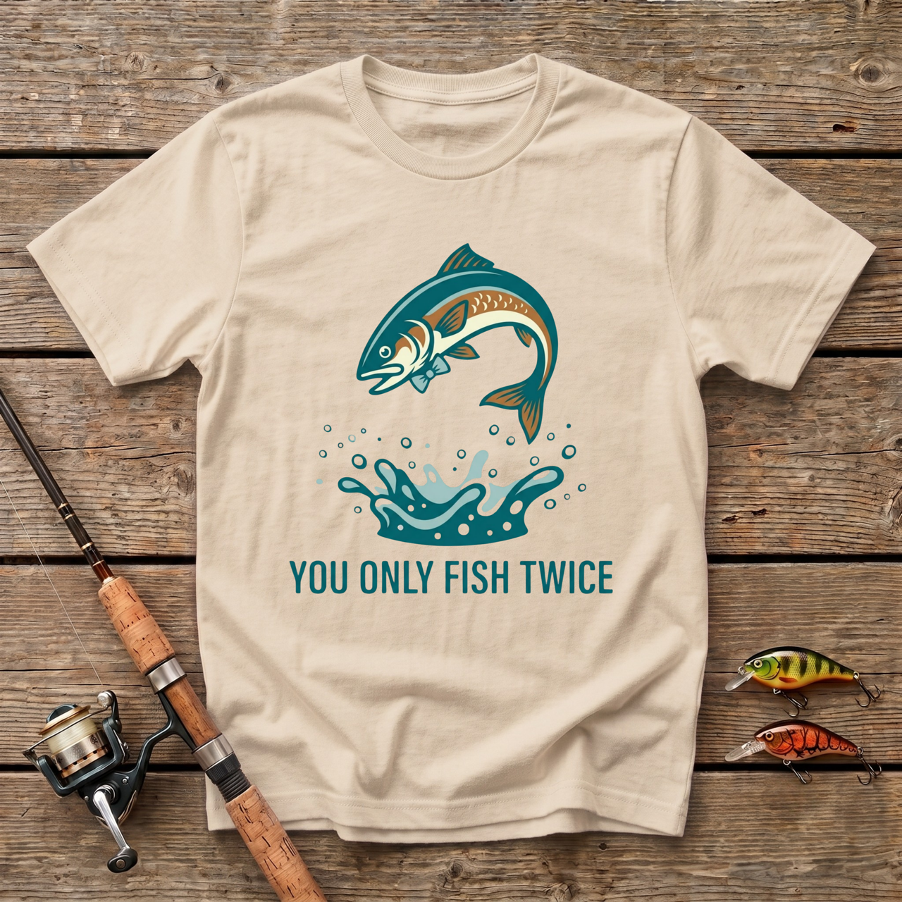You Only Fish Twice T-Shirt