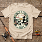 She Casts Better T-Shirt