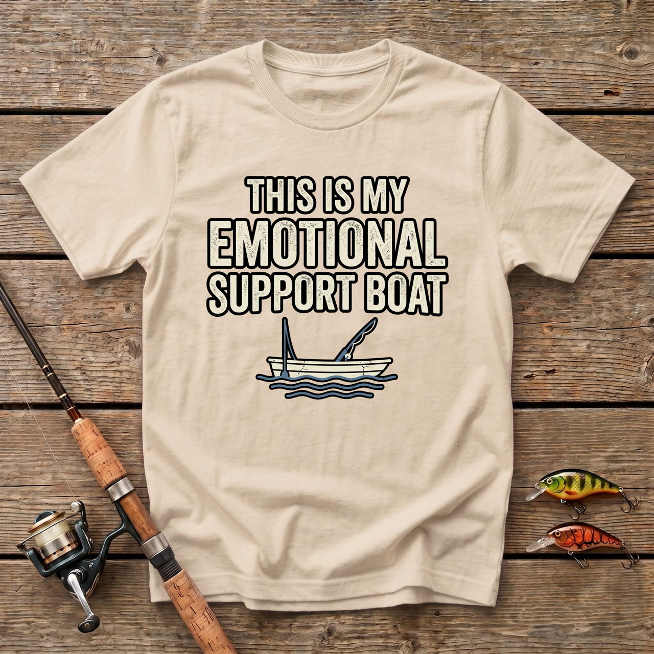 Emotional Support Boat T-Shirt