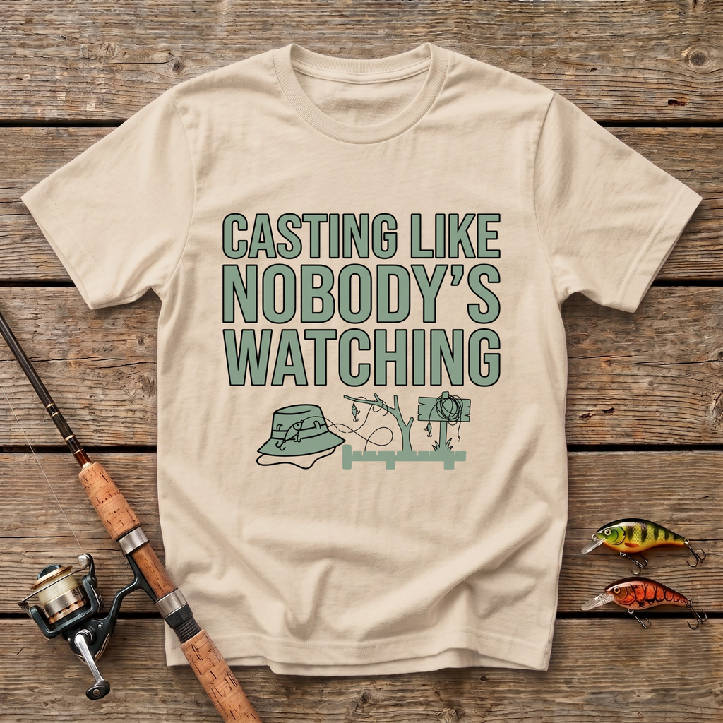 Cast Like Nobody Is Watching T-Shirt