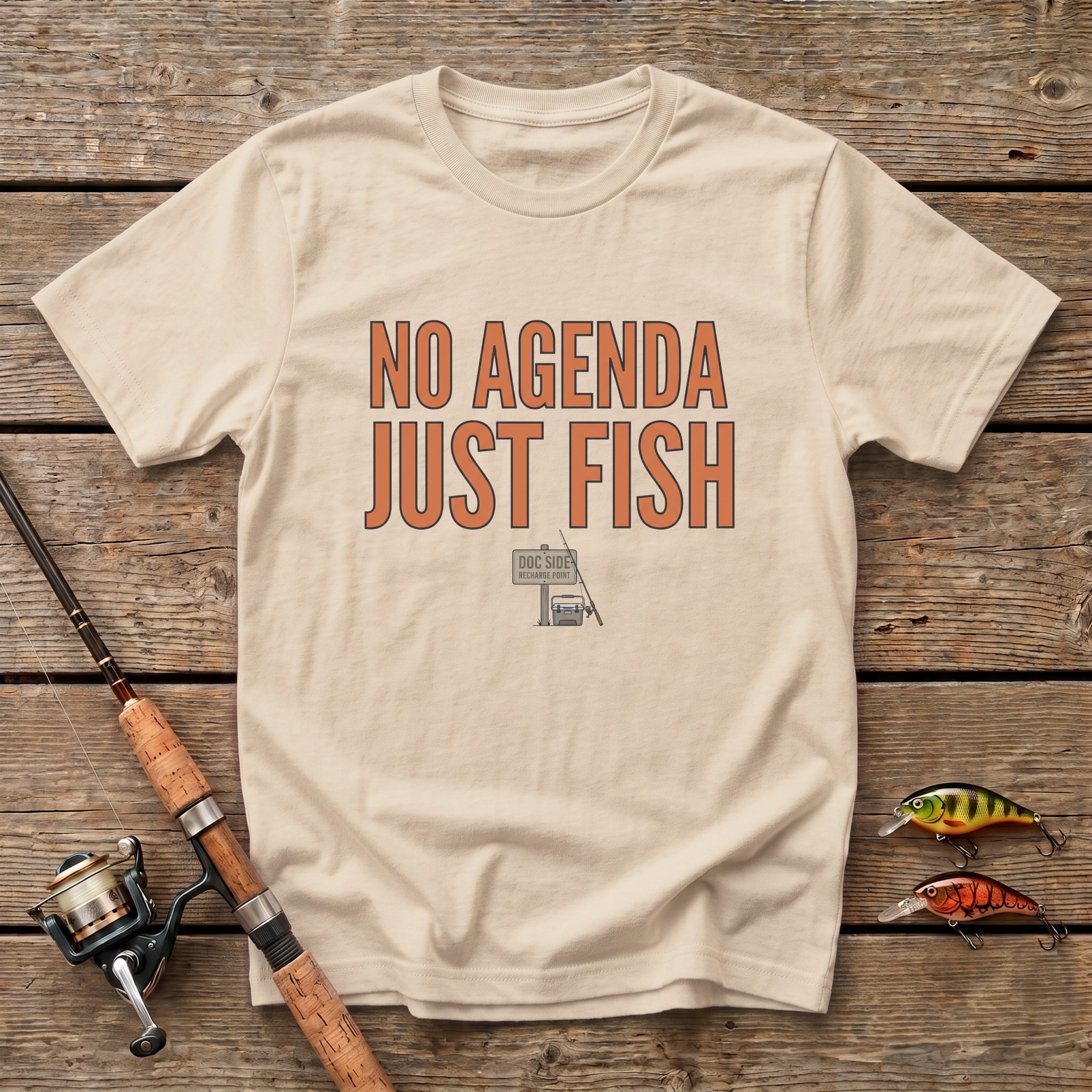 No Agenda Just Fish T-Shirt