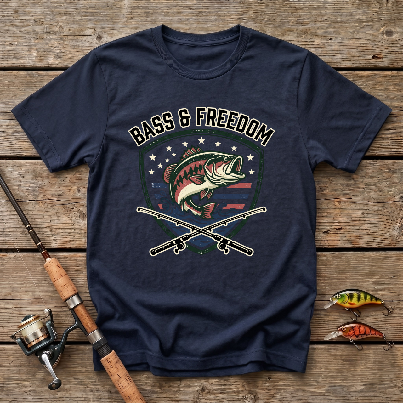 Bass And Freedom T-Shirt
