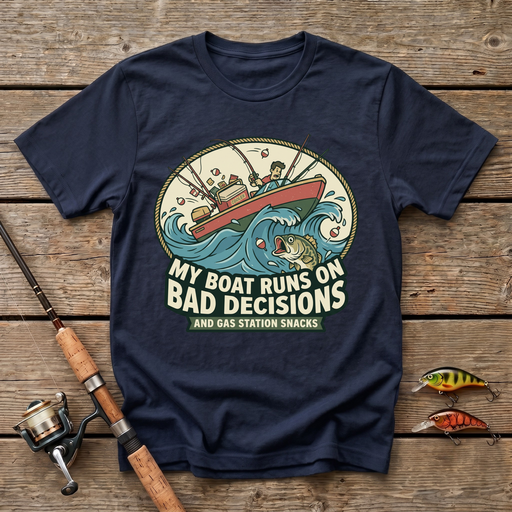 My Boat Runs On Bad Decisions T-Shirt