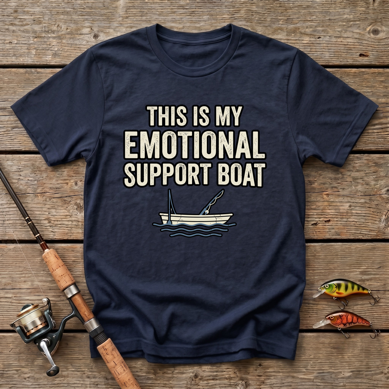 Emotional Support Boat T-Shirt