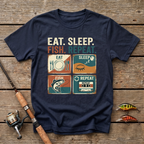 Eat Sleep Fish Repeat T-Shirt