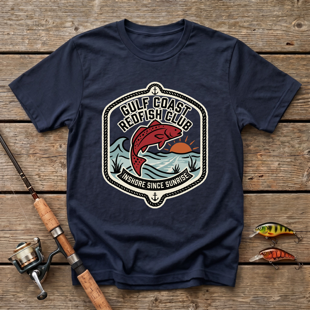 Gulf Coast Redfish Club T-Shirt