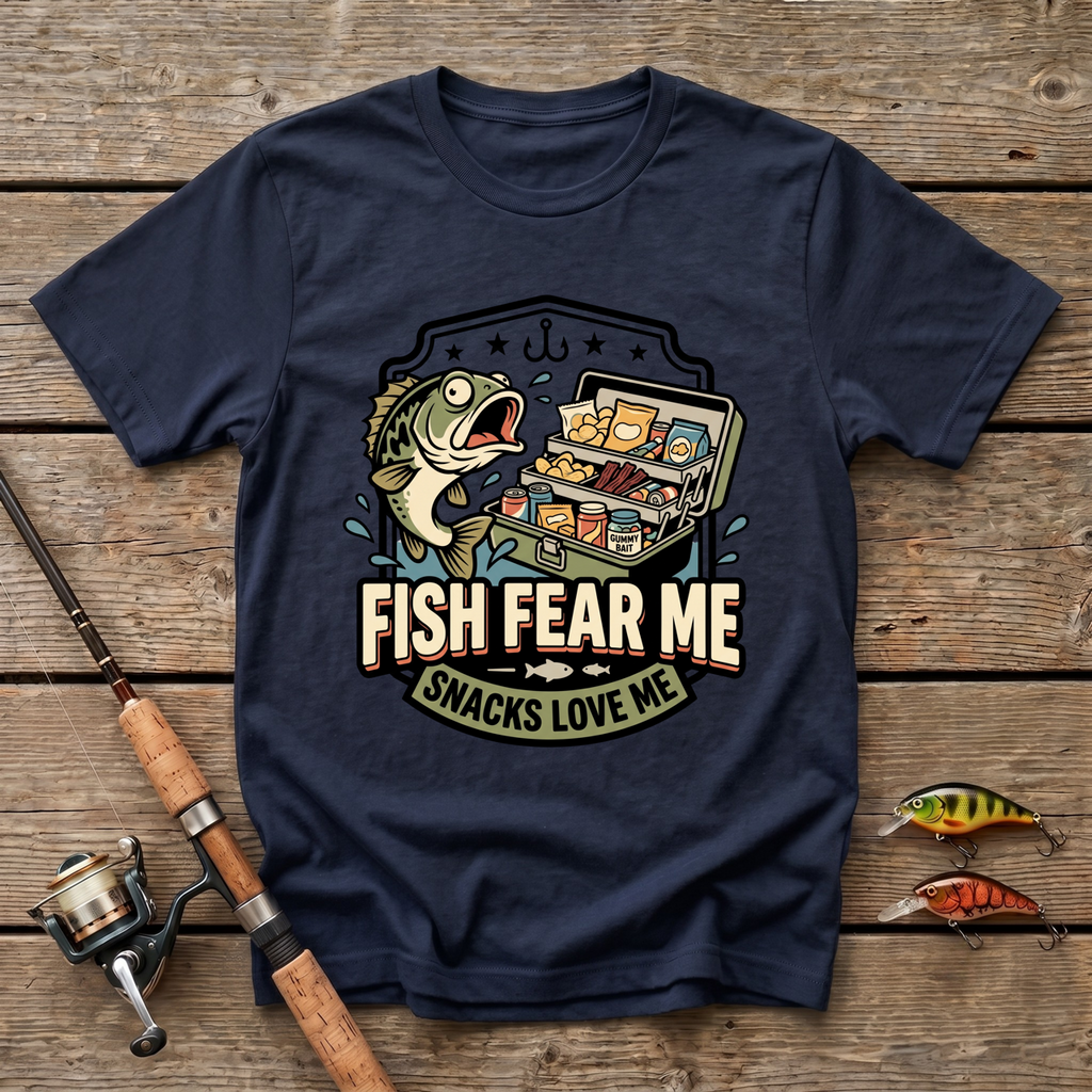 Fish Fear Me, Snacks Love Me T-Shirt