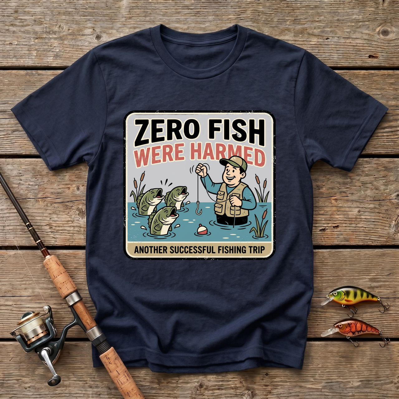Zero Fish Were Harmed T-Shirt