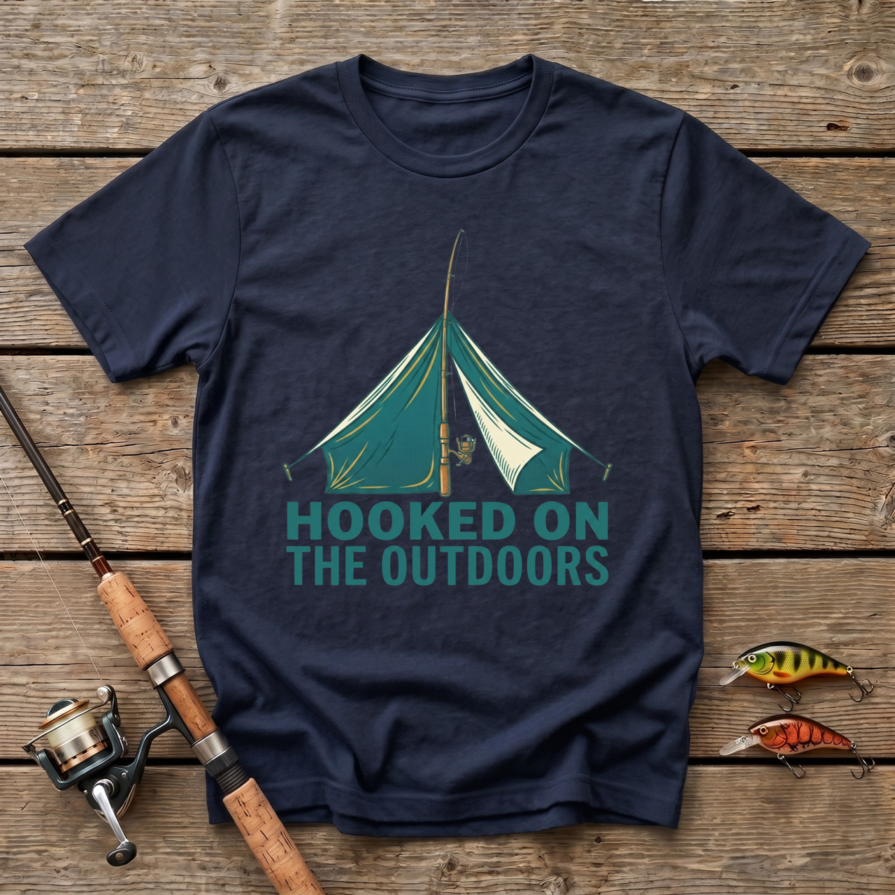 Hooked On The Outdoors T-Shirt