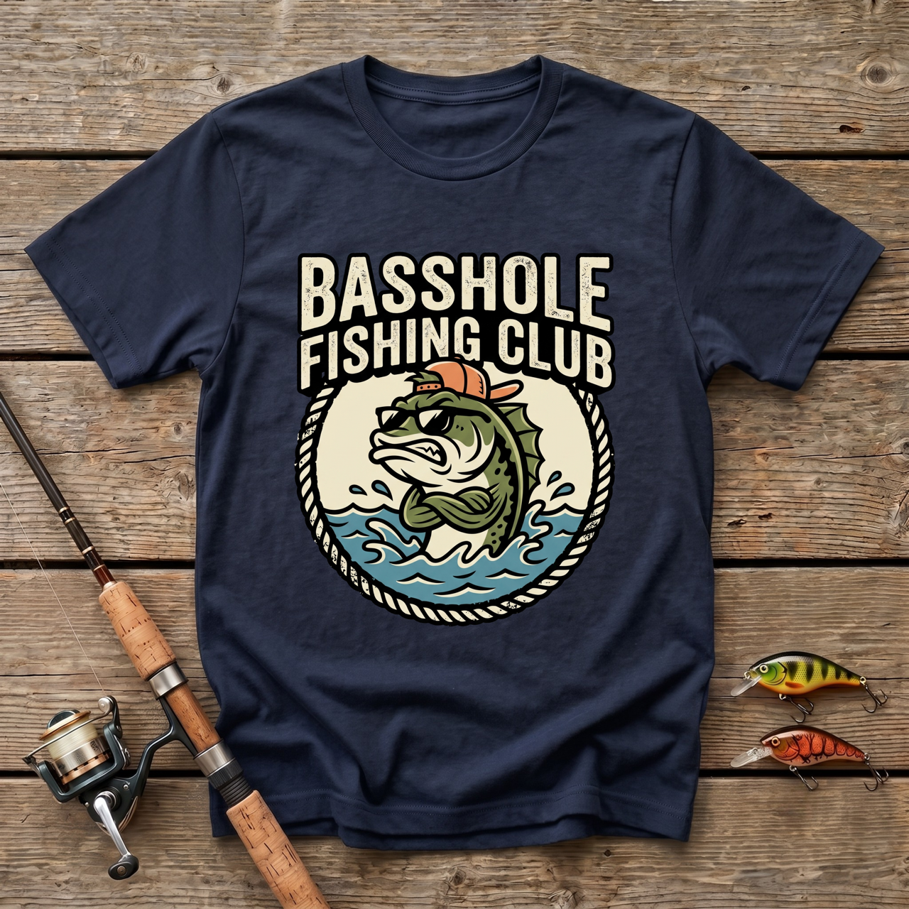 Basshole Fishing Club T-Shirt
