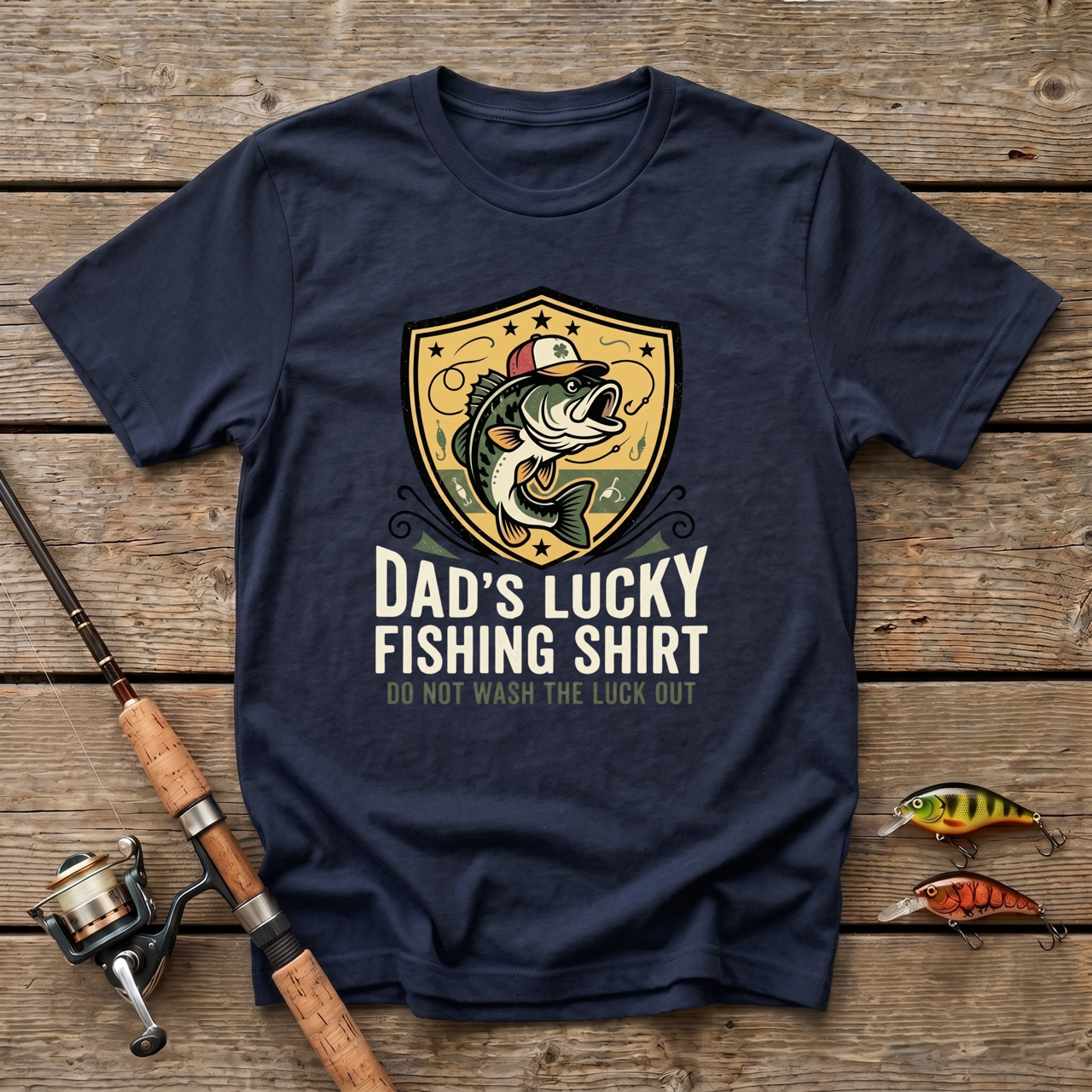 Dad's Lucky Fishing Shirt T-Shirt