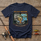 Select Mission. Work Is The Sidequest T-Shirt