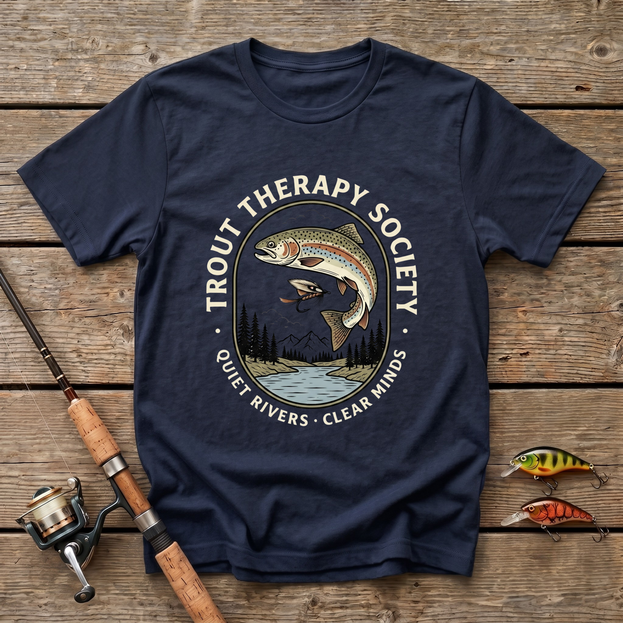 Trout Therapy Society T-Shirt