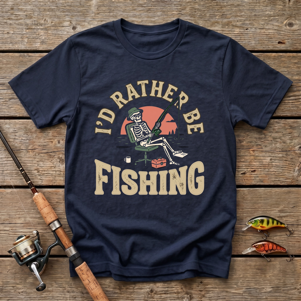 Id Rather Be Fishing T-Shirt