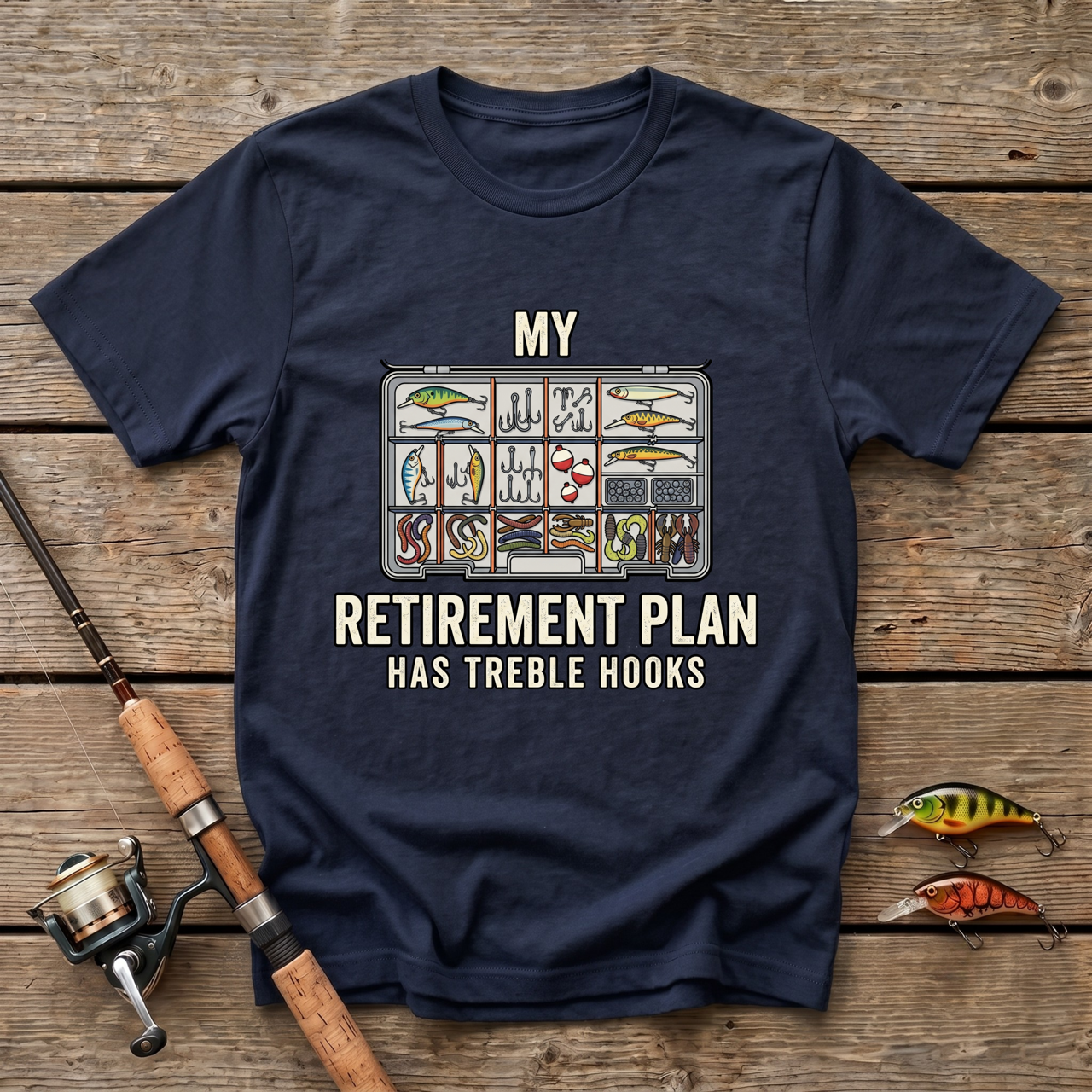Retirement Plan Has Hooks T-Shirt