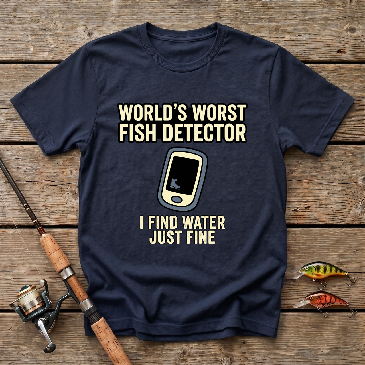 World's Worst Fish Detector T-Shirt