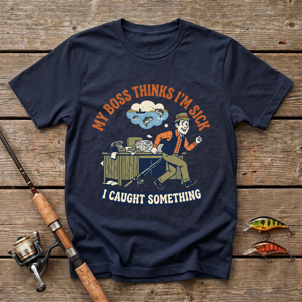 My Boss Thinks I'm Sick, I Caught Something T-Shirt