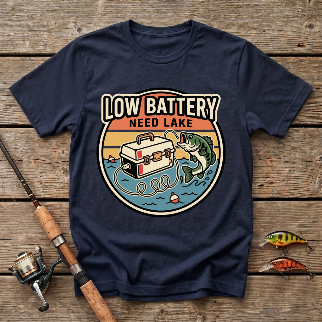 Low Battery, Need A Lake T-Shirt