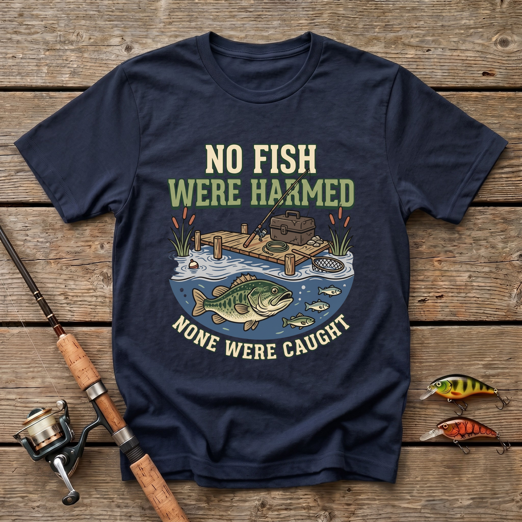No Fish Were Harmed T-Shirt